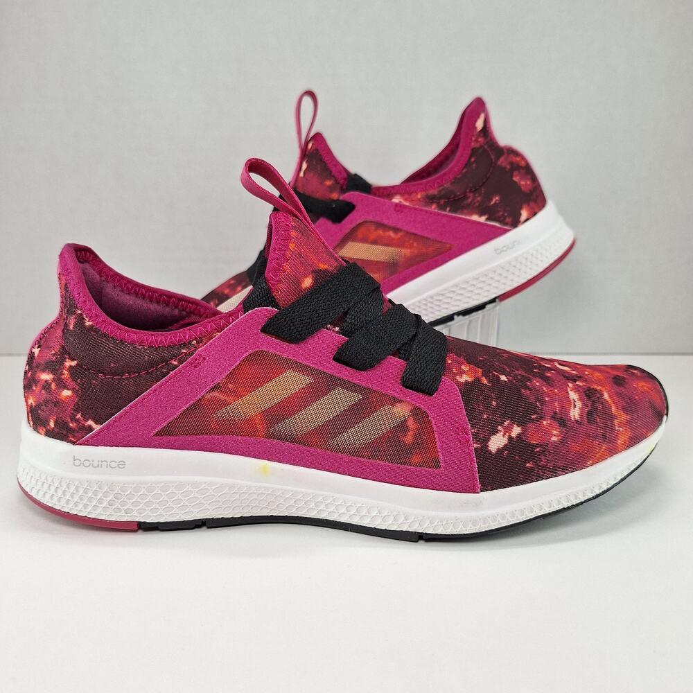 Adidas Edge Lux Womens 9 Pink Coral BW0416 Athletic Running Shoes Sneakers